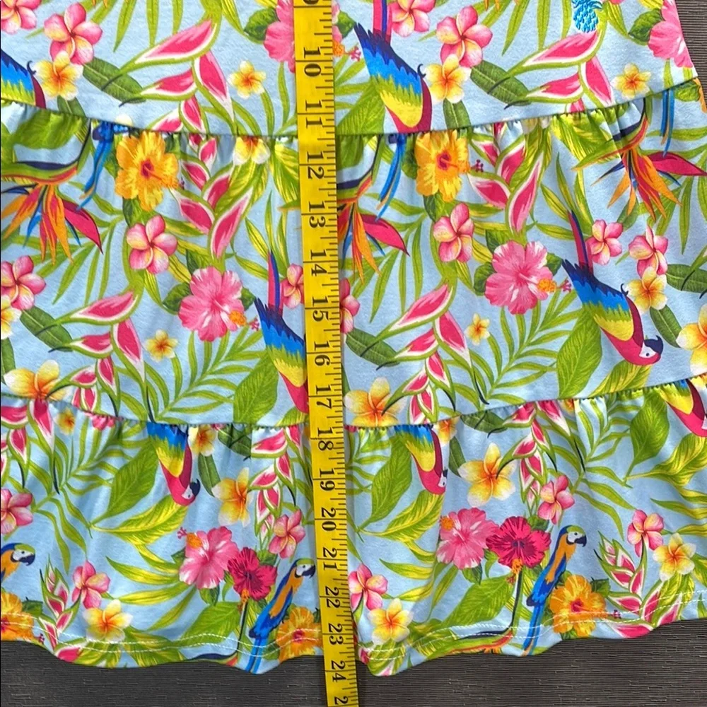 Tommy Bahama Pink and Blue‎ Ruffled Tiered Sundress